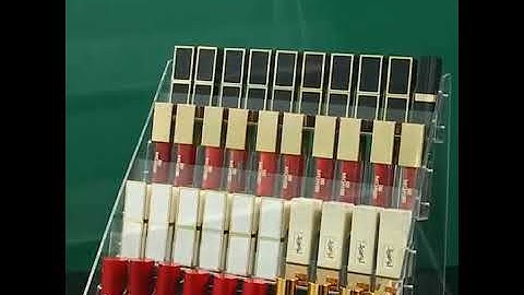 Lipstick storage acrylic shelf stand ladder