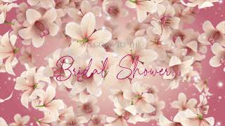 2 Hour Bridal Shower Background Video with Music and White Orchids Backdrop