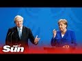 Boris Johnson and Angela Merkel give joint statement (FULL)