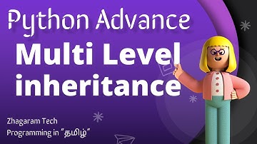 Python Tutorials | Multilevel Inheritance | Tamil