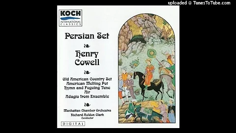 Henry Cowell : Air and Fiddler's Jig for violin and string orchestra HC 767/1a & HC 771 (1952)