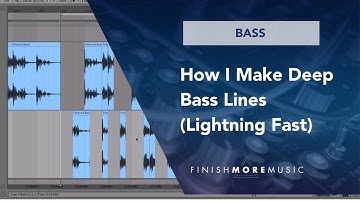 Ableton Bass Tutorial - Deep Tech Bass Lines (Lightning Fast!)