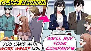 Was Laughed at By Classmates at Reunion! Then, I Saw Them at Company for Meeting…[RomCom Manga Dub]