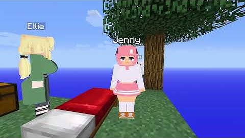 JENNY MOD - ALL CHARACTERS WITHOUT BLUR┃Jenny-Tyan VS Alex ImStuck Vs Jenny in Minecraft SkyBlock!