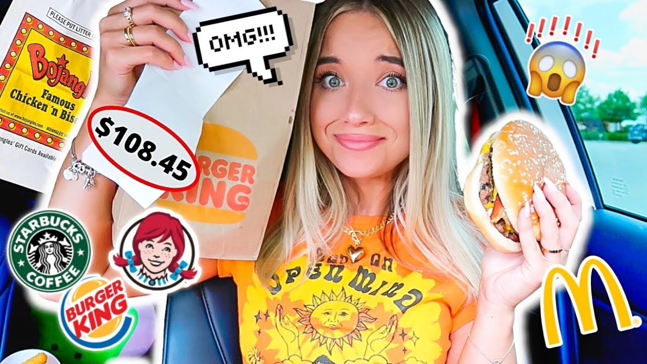 LETTING THE PERSON IN FRONT OF ME DECIDE WHAT I EAT FOR 24 HOURS!