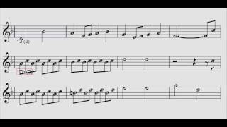 Over the Rainbow (Ver 3, Tenor Sax, Backing Tracks, Play Along,  Sheet Music arr by Thads Bentulan) chords sheet