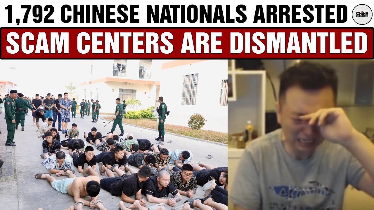 Massive Raid in Cambodia: 1,792 Chinese Nationals Arrested as Chinese Scam Centers Are Dismantled.