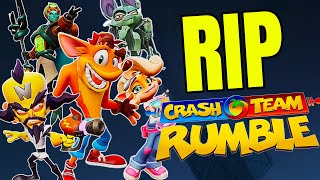 Goodbye Crash Team Rumble | One Of The Best Live Service Games No One Played