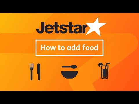 How to add food to your Jetstar NZ booking
