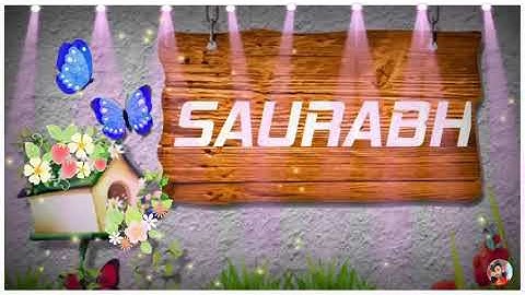 Saurabh name whatsapp