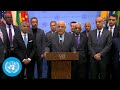 Enar arab group  islamic group on the middle east  media stakeout  un security council