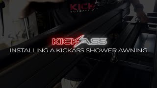 How to Install the KickAss Shower Tent Awning  Instant Ensuite Tent & Camping Change Room