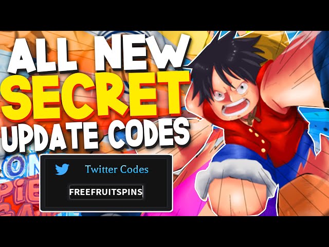 ALL NEW *SECRET* UPDATE 7 CODES in A ONE PIECE GAME