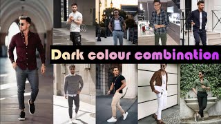 Popular Dark colour combination men's outfit.