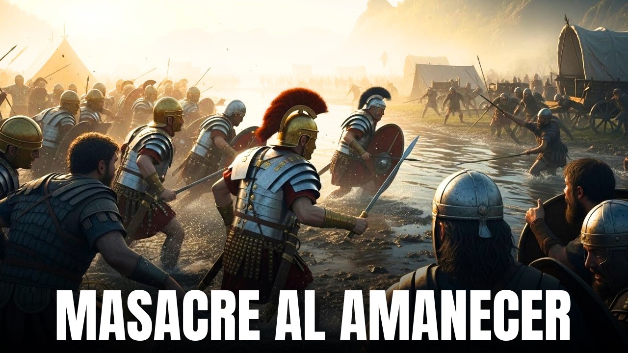 La BATALLA del ARAR, 58 a.C.; La VENGANZA de César por la humillación de Roma