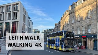 Leith Walk Edinburgh, Walking 4K