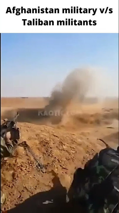 Afghanistan military vs Taliban fight
