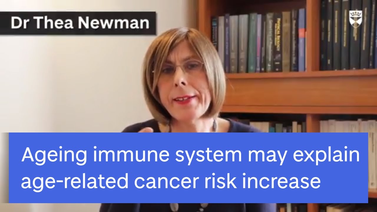 As we age, cancer rates go up as immune system winds down
