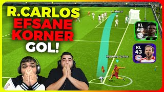 R.CARLOS HARİKA KORNER GOL! KALEDE H.KANE VE VİNİ JR. CEZA SAHASI CHALLENGE! Football Mobile 2024