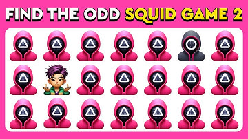 Find the ODD One Out - Squid Game 2 🦑🎮🕹| Easy, Medium, Hard | Quiz Guess Champ