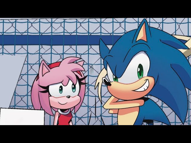 Sonic y amy, Cómo dibujar a sonic, Sonamy comic