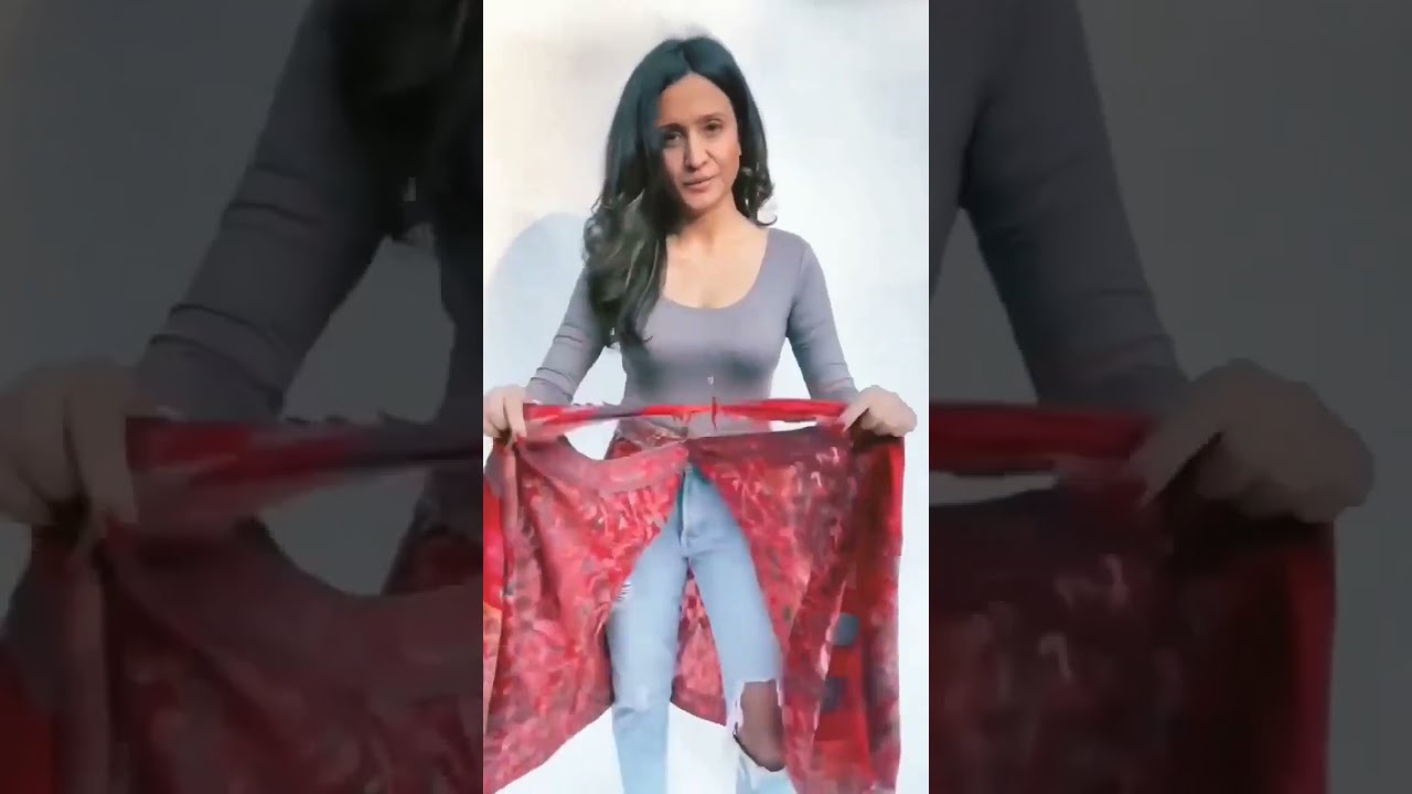 How To Wear A Scarf With Tops Jeans Shorts Youtubeshorts Howtowearascarf