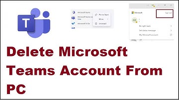 Delete Microsoft Teams Account From PC