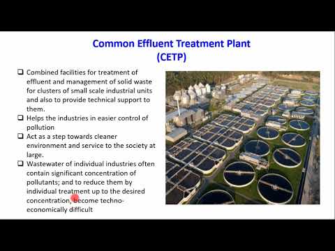 Common Effluent Treatment Plant (CETP)