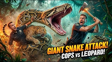 IMPOSSIBLE RESCUE: Heroes Confront COLOSSAL Python to Save Leopard!