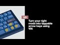Tutorial turn your right mods into tappable arrow keys using via