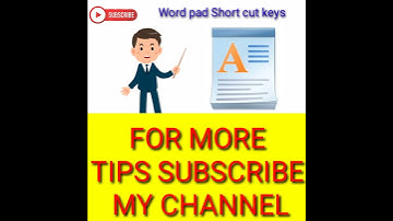 Most important Shortcut keys of Wordpad। 😲 All shortcut keys of WordPad 😲 #Shorts #Wordpad #Computer