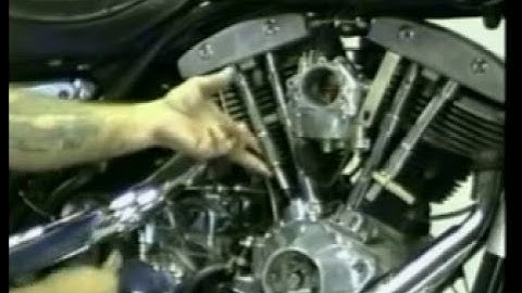 Harley ShovelHead pushrod adjustment