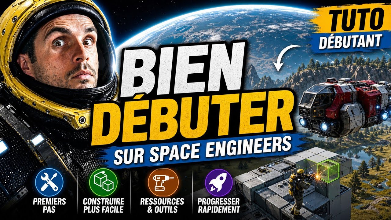[TUTO] Comment bien commencer sur Space Engineers ? Gameplay FR - YouTube