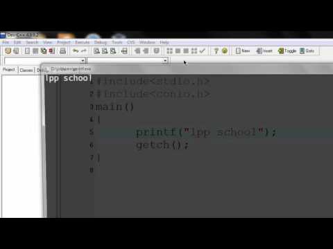 01 devcpp โครงสร้าง