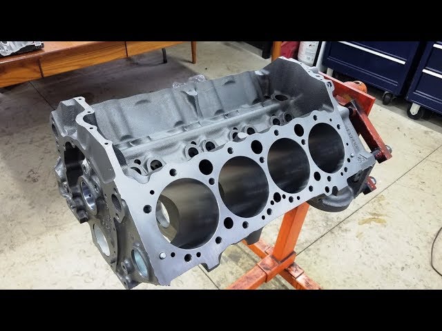 Engine Building Part 1 The Block - 350 Chevy with a Holley Sniper EFI for a  '76 Vette - YouTube