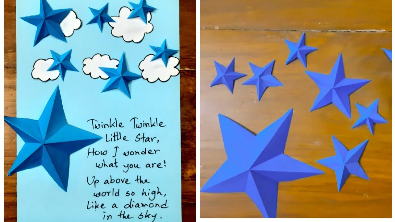 How to Make a Paper Star - One Little Project