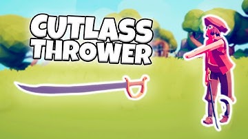 CUTLASS THROWER 1 VS 1 OTHER UNITS (CUSTOM) | TABS MODDED GAMEPLAY