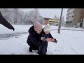 Ура снег ❄/ Наше воскресенье с семьёй