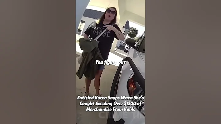 Entitled Karen Snaps When She's Caught Stealing Over $1200 part 1. Full clip on: Crime Time Cam