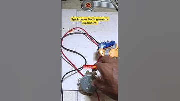 Synchronous Motor Generator Experiment Real Or Fake||#shortsvideo #synchronousmotor #experiment