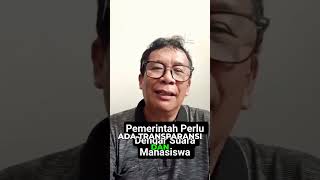 Transparansi dan Partisipasi Masyarakat Kunci!