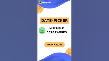 Date Picker - Multiple date ranges explained #shorts