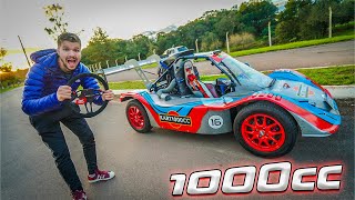 A PARADA MAIS LOCA QUE JA PILOTEI ! KART COM MOTOR DE CBR 1000CC