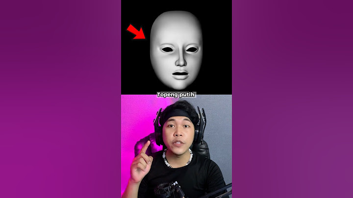 Penampakan Topeng Putih Ilusi Ini Sebenarnya Anomali 😱 #shorts