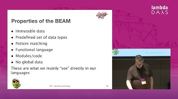 Robert Virding - LFE - a lisp flavour on the Erlang VM (Lambda Days 2016)