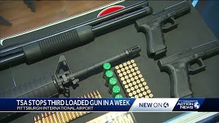 TSA discusses high amount of loaded guns found at airports