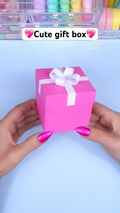 Cute gift ideas / DIY Paper craft / Paper gift box #diy #craft #handmade #art #papercraft #love