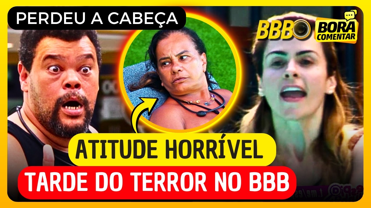 😱💥BBB26 BRIGA FEIA AGORA! Babu e Ana Paula TRETAM e PIOR ACONTECE! ABSURDO de Solange CAUSA REVOLTA!