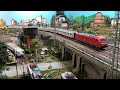 Neue Zugfahren von der H0 Garagen-Modellbahn/ mit Schattenbahnhofs-Einblicken