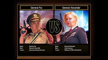 Command & Conquer Shockwave Challenge General Fai VS General Alexander Hard Mode #6